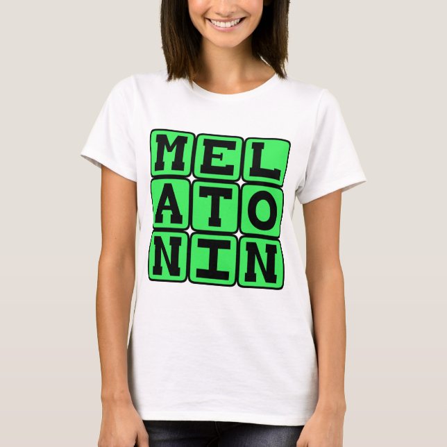 T-shirt Melatonina, Auxílio ao Sono (Frente)