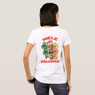 T-shirt Mele Kalikimaka Papai Noel Tiki