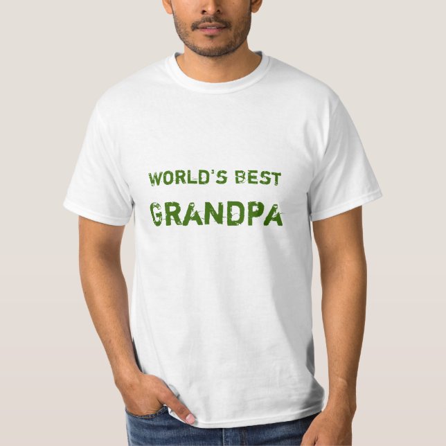 T-shirt Melhor avô do mundo (Frente)