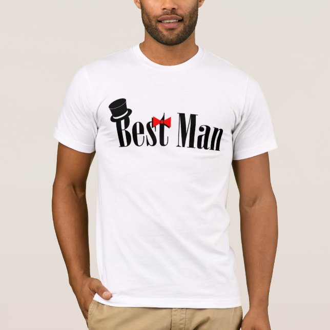 T-shirt Melhor Casamento de Homem (Frente)
