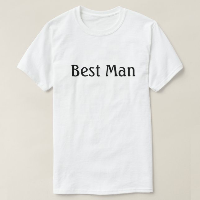 T-shirt Melhor Homem (Frente do Design)