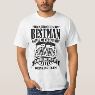 T-shirt Melhor Homem Mestre de Cerimonias Festa de Despedi