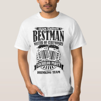 T-shirt Melhor Homem Mestre de Cerimonias Festa de Despedi