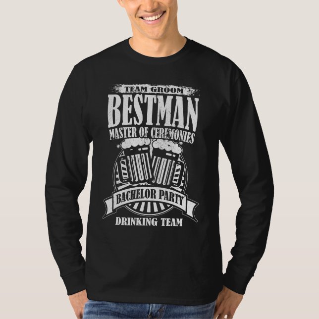 T-shirt Melhor Homem Mestre de Cerimonias Festa de Despedi (Frente)