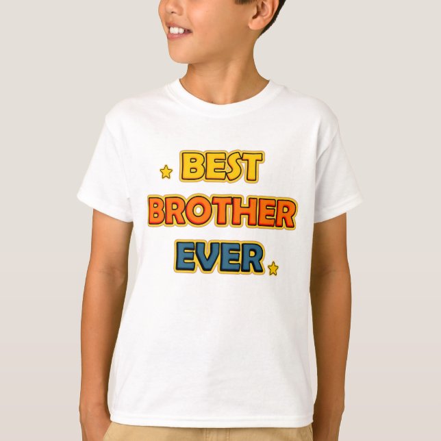 T-shirt Melhor Irmão Nunca (Frente)