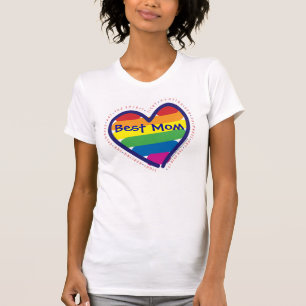 T-shirt Melhor mãe do dia de as mães