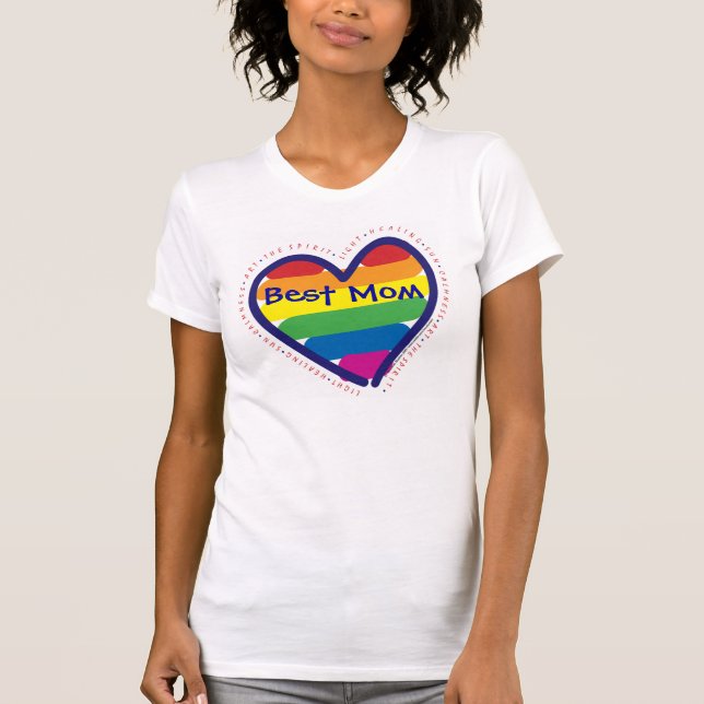 T-shirt Melhor mãe do dia de as mães (Frente)