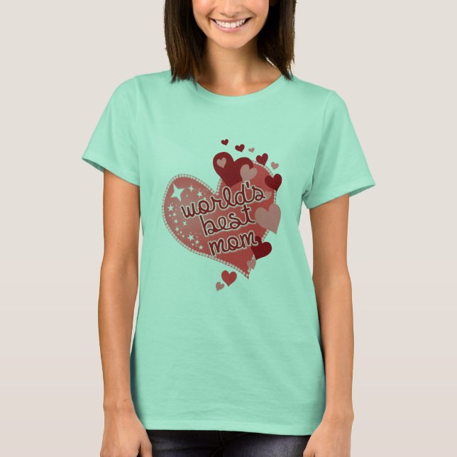 T-shirt Melhor Mãe do Mundo (Frente)