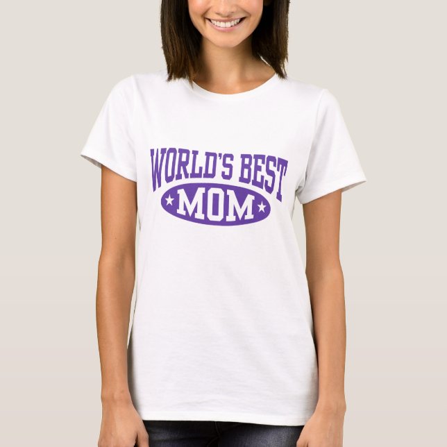 T-shirt Melhor Mãe do Mundo (Frente)