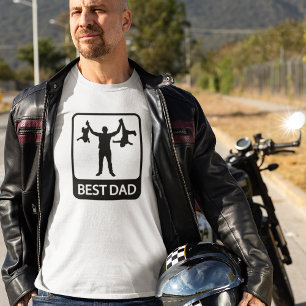 T-shirt Melhor Pai - Presente Divertido para o Pai - Falha