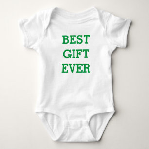 T-shirt Melhor presente de sempre - Fita de bebê Jersey