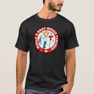 T-shirt Melhor Professor de Música do Mundo