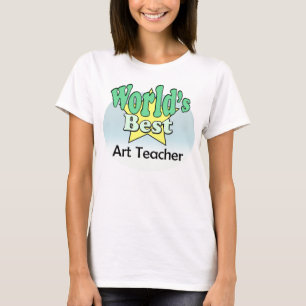 T-shirt Melhor Professora de Arte do Mundo