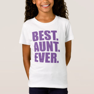 T-shirt Melhor. Tia. Nunca. (roxo)