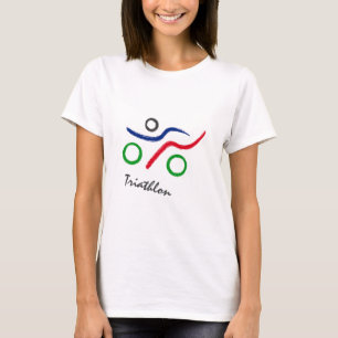 T-shirt Melhor vendedor de logotipos exclusivos do Triathl