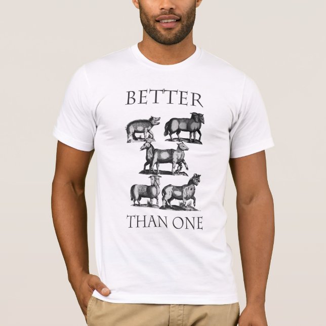 T-shirt Melhore do que um (Frente)