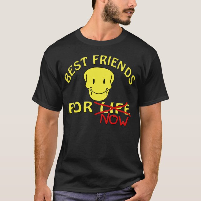T-shirt Melhores amigos para a vida (Frente)