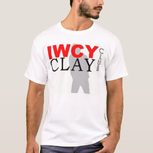 T-shirt MEMBRO de CLUB_Large Logo_NO da ARGILA de IWCY