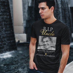 T-Shirt Memorial do Tio Foto do R.I.P