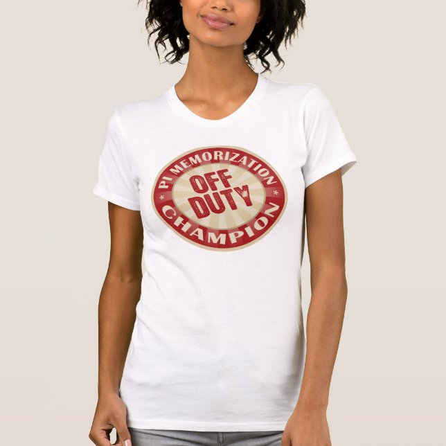 T-shirt Memorização fora de serviço do Pi (Frente)