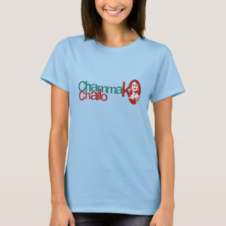 T-shirt Menina bonita de Chammak Challo no Hindi
