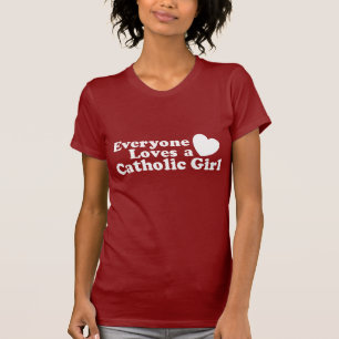T-shirt Menina católica