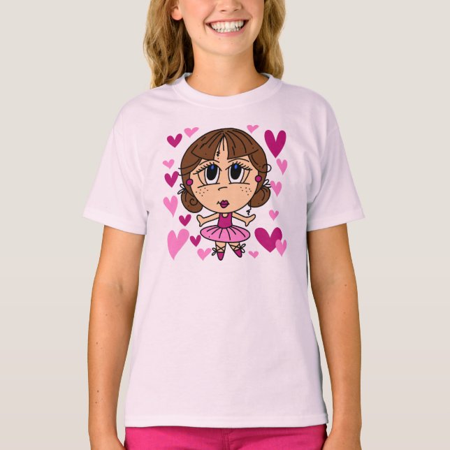 T-shirt Menina da bailarina (Frente)