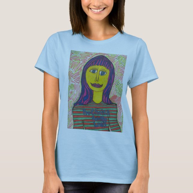 T-shirt Menina da Pro-Escolha (Frente)