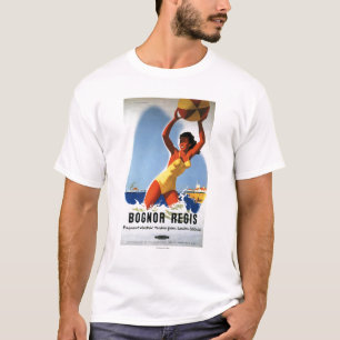 T-shirt Menina das estradas de ferro e poster britânicos
