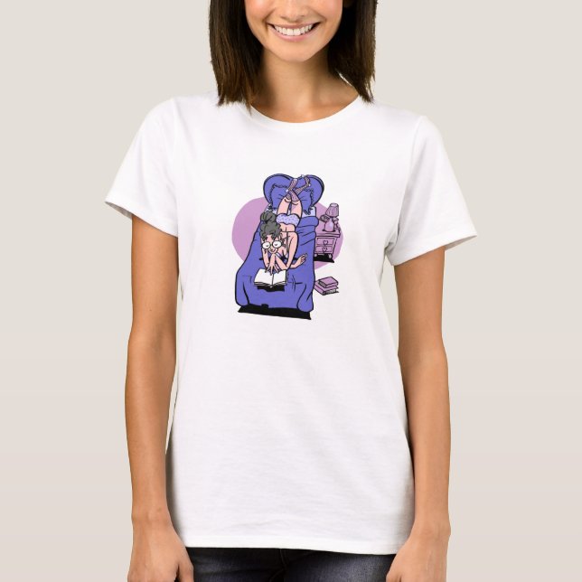 T-shirt Menina das meias (Frente)