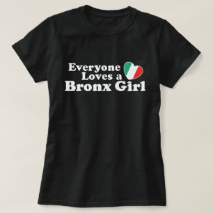 T-shirt Menina de Bronx do italiano