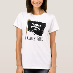 T-shirt Menina de cabine alegre de Roger