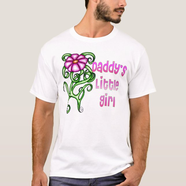 T-shirt Menina de Daddys (miúdo) (Frente)