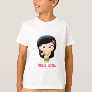 T-shirt Menina de Hula