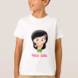 T-shirt Menina de Hula
