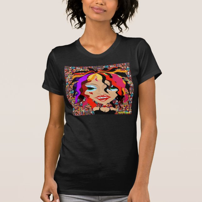 T-shirt Menina de LES por Michele Kaplan (Frente)
