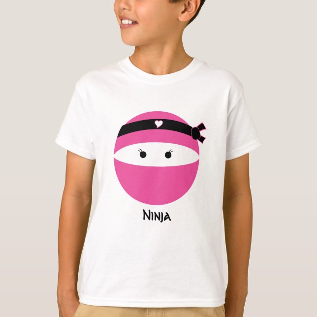 T-shirt Menina de Ninja (Frente)