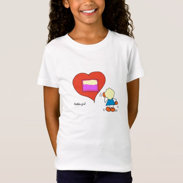 T-shirt Menina de Rothko (Frente)