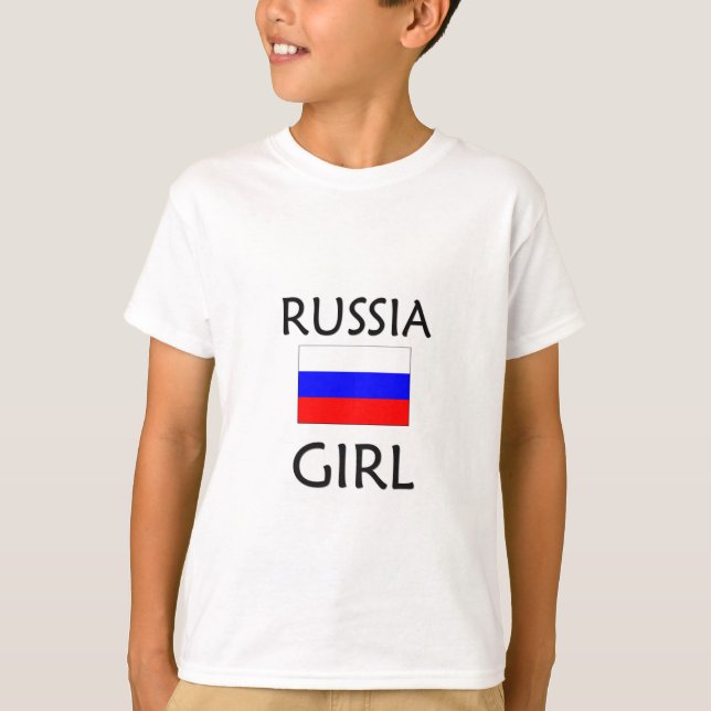 T-SHIRT MENINA DE RÚSSIA (Frente)
