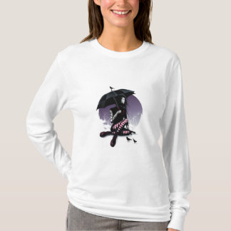 T-shirt Menina do gótico