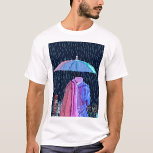 T-shirt Menina do guarda-chuva