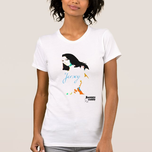 T-shirt Menina do jérsei (Frente)