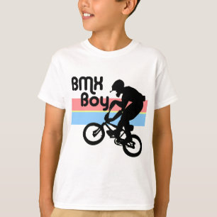 T-shirt Menina do menino de BMX/BMX