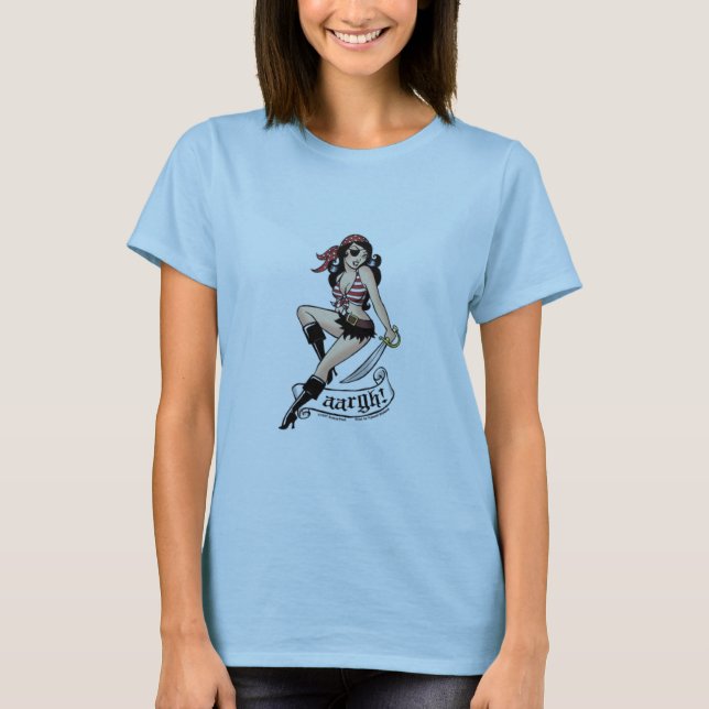 T-shirt Menina do pirata (Frente)
