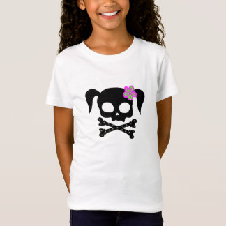 T-shirt Menina do pirata do rabo de cavalo