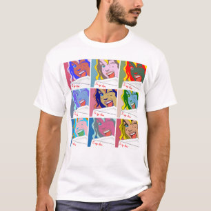 T-SHIRT MENINA DO POP ART