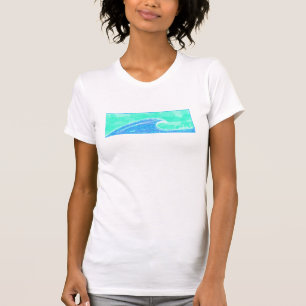 T-shirt menina do surfista