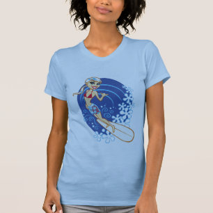 T-shirt menina do surfista