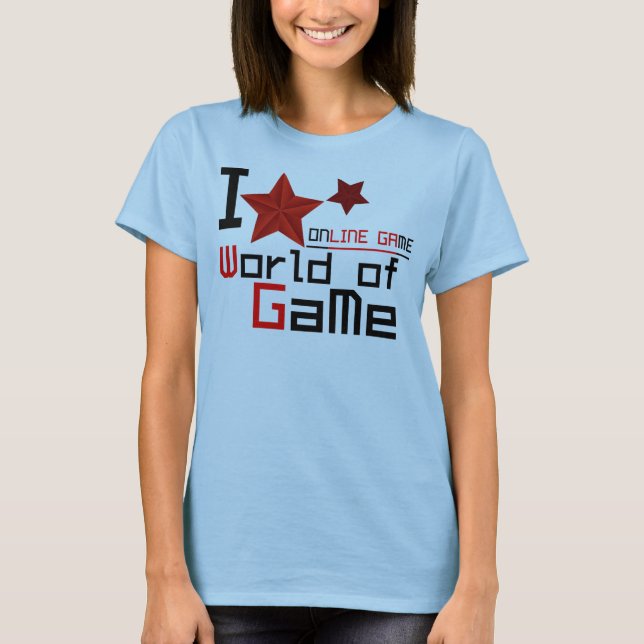 T-shirt Menina do wow - gamer! (Frente)