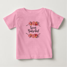 T-shirt Menina Doce Jardim Floral